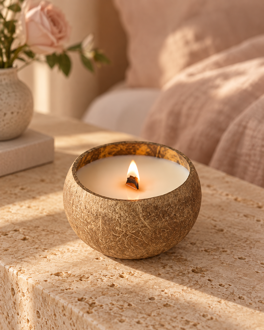 Coconut Shell Scented Candle