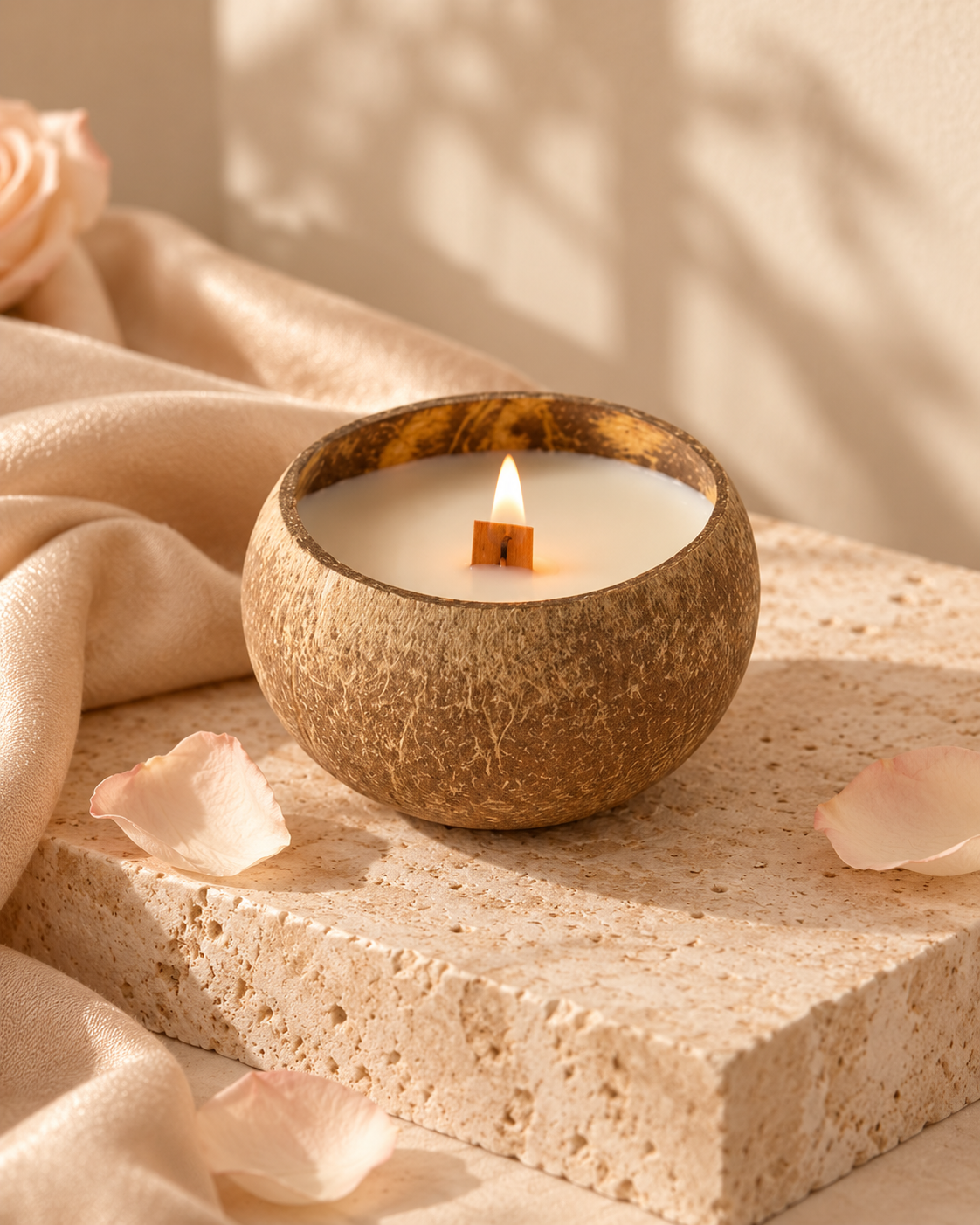 Coconut Shell Scented Candle
